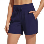 Damen Performance aktive Shorts mit integriertem Boxershorts-Futter R&B