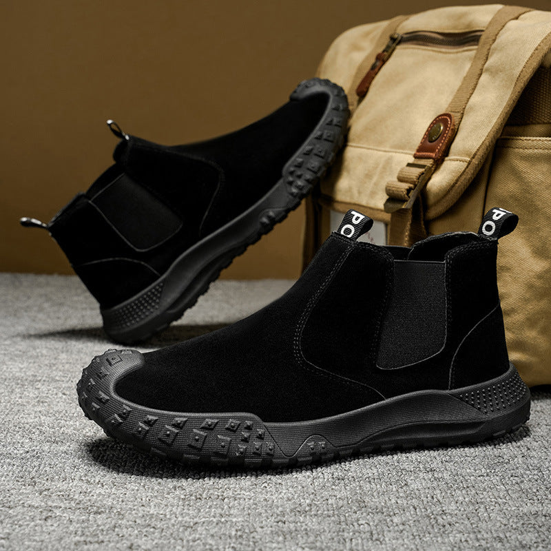 Damen Chelsea Boots mit rutschfester Profilsohle und flexiblem Schaft R&B