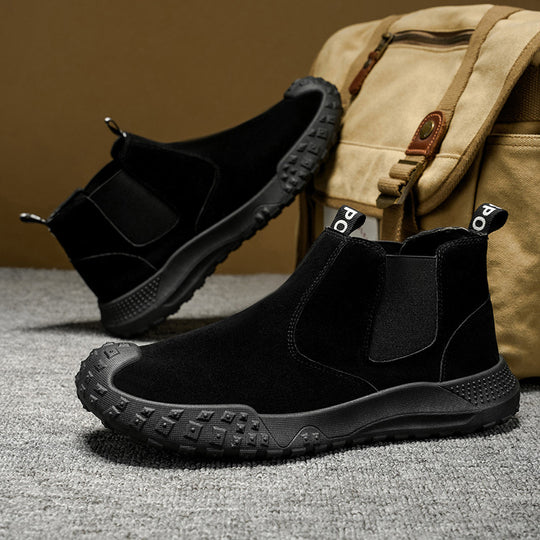 Damen Chelsea Boots mit rutschfester Profilsohle und flexiblem Schaft R&B