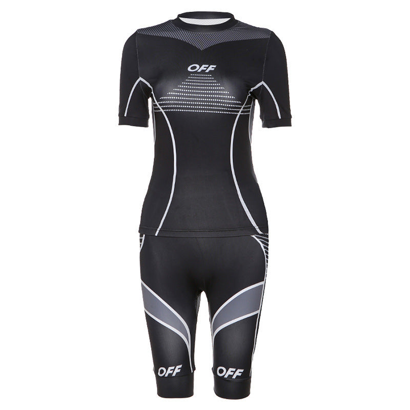 Damen Sportanzug mit atmungsaktiver Kompressionstechnologie R&B