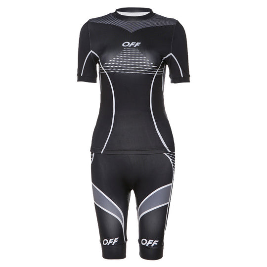 Damen Sportanzug mit atmungsaktiver Kompressionstechnologie R&B
