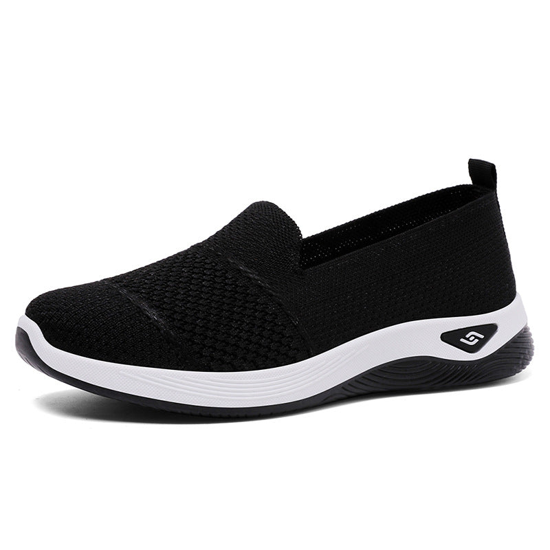 Damen Atmungsaktive Slip-On Freizeitschuhe mit elastischer Passform R&B
