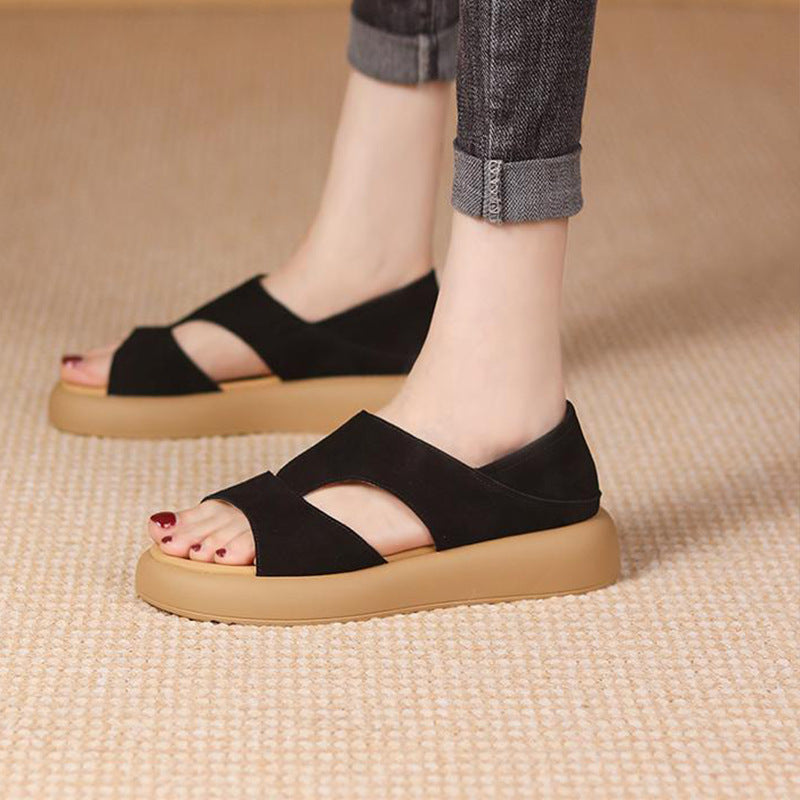 Damen Komfortable und modische Sandalen mit angesagtem Riemchen-Design