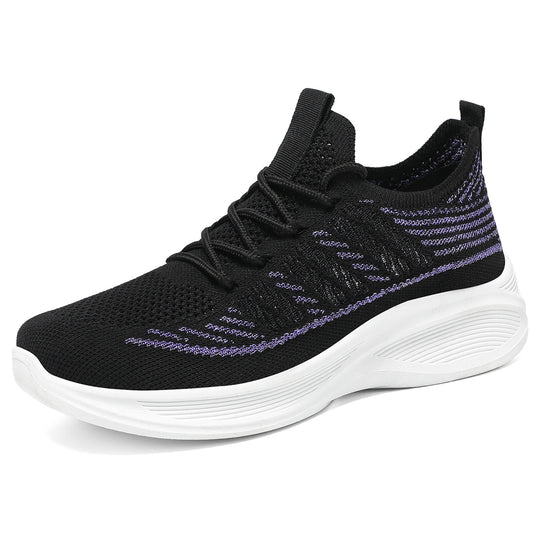 Damen Sportliche Knit-Sneaker mit elastischem Design R&B