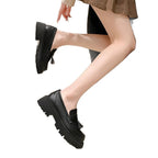 Damen Loafer mit eleganter Quastenverzierung und robustem Plateau R&B