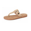 Damen Flip-Flops mit modischem Riemen und Schnallenakzent