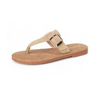 Damen Flip-Flops mit modischem Riemen und Schnallenakzent