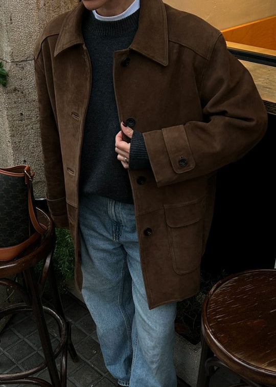 R&B | Wildleder Button-Up Jacke