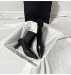 Damen Elegante High Heel Stiefeletten mit schmaler Silhouette und spitzem Design R&B