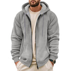 Herren Fleece-Hoodie mit praktischen Taschen R&B