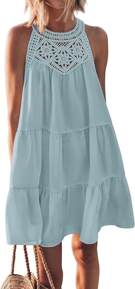 Damen luftiges Sommerkleid R&B