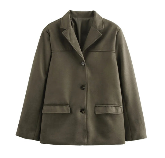 Damen elegante und bequeme Blazerjacke R&B