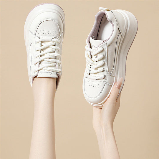 Damen trendige Plateau Sneaker mit extra dämpfender Sohle R&B