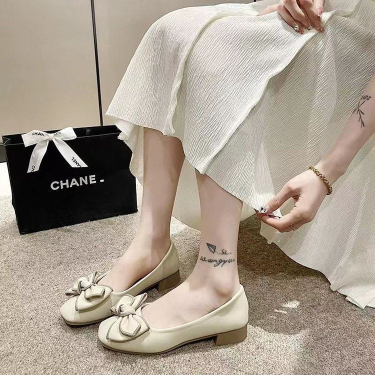 Damen Ballerinas mit dekorativem Schleifen-Design und hochwertigem Kunstleder R&B