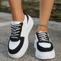 Damen Plattform-Sneaker mit atmungsaktivem Obermaterial und rutschfester Sohle R&B