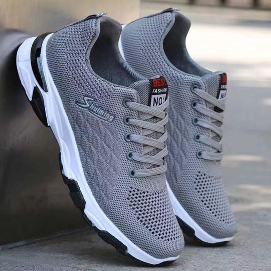 Damen Sportliche Sneaker mit atmungsaktivem Obermaterial und rutschfester Sohle R&B