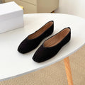 Damen Mokassin-Ballerinas aus weichem Veloursleder