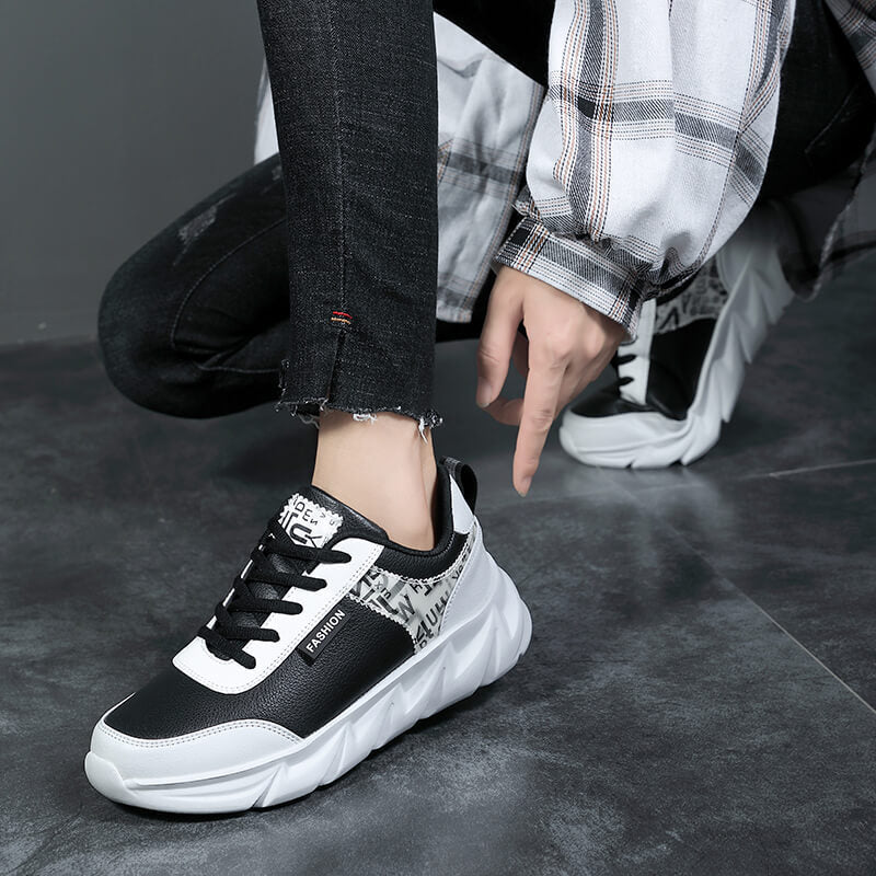 Damen nan urbaner voluminöser Sneaker mit weichem Kunstfellfutter, gepolstertem Einstieg und markanter Profilsohle R&B