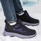 Damen Sportliche Schnür-Sneaker mit integrierter Wärmeisolierung und rutschfester Sohle R&B
