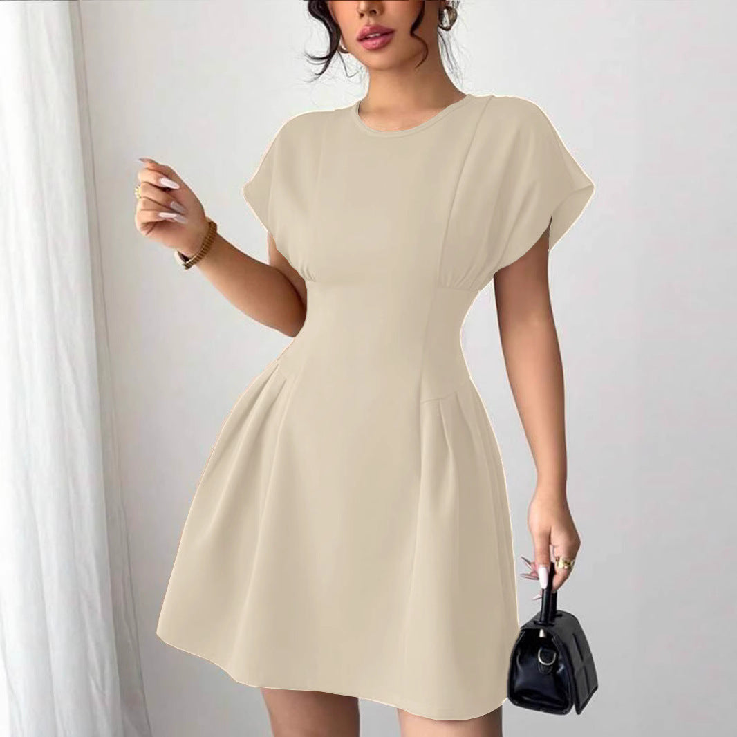 Damen Wickelkleid mit elegantem Schnitt und fließendem Rock R&B