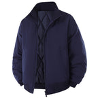 Herren modische Steppjacke mit hohem Kragen R&B