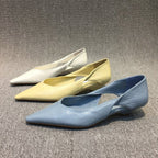 Damen Raffinierte Spitze Ballerinas mit Geschmeidiger Lederoberfläche R&B