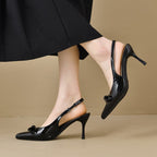 Damen Slingback Pumps mit elegantem Schleifenakzent R&B