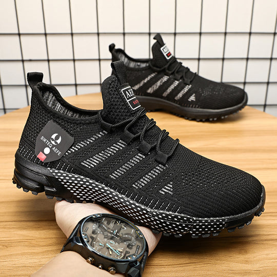 Damen Sportliche Netzsneaker mit flexibler Sohle und atmungsaktiver Struktur R&B