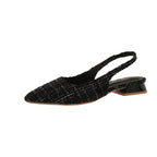 Damen Slingbacks mit dekorativem Textil-Obermaterial R&B