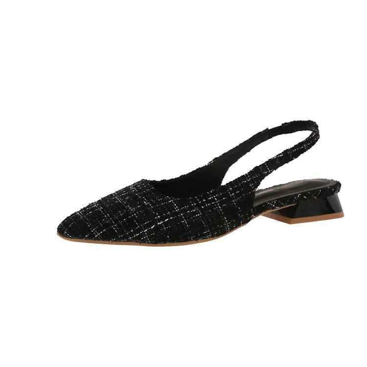 Damen Slingbacks mit dekorativem Textil-Obermaterial R&B