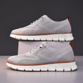 Damen nan gestrickter Derby-Sneaker mit flexibler Rillenlaufsohle und gepolstertem Komfortfußbett R&B
