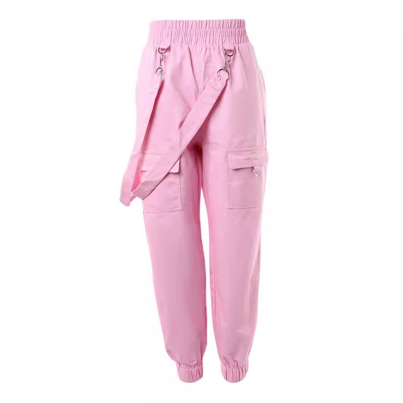 Damen Cargo-Hose mit praktischen Seitentaschen und verstellbarem Bund R&B