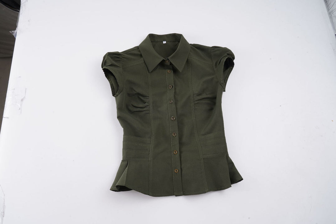 Damen Blusenshirt mit eleganten Puffärmeln R&B