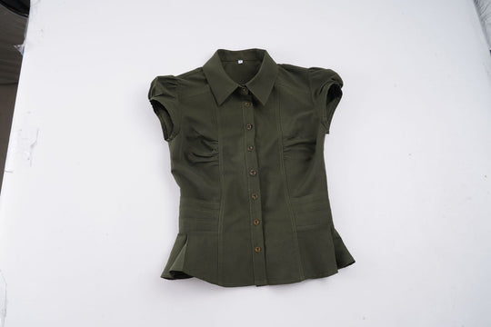 Damen Blusenshirt mit eleganten Puffärmeln R&B