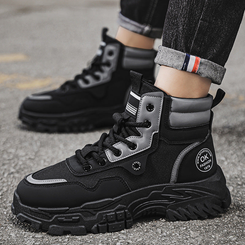 Damen Hohe Sneakers mit robustem Sohlenprofil und modernem Design