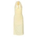 Damen Figuroptimiertes Wickelkleid mit tiefem V-Ausschnitt und raffinierten Drapierungen R&B