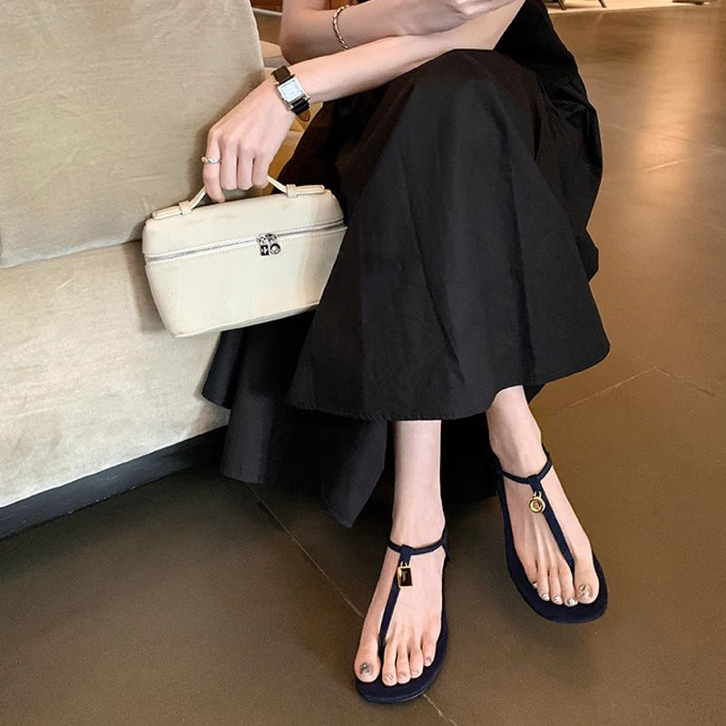 Damen Lederige Sandalen R&B