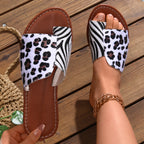 Damen Freizeitschuhe mit modischem Tiermuster und bequemem Fußbett R&B
