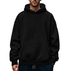 Herren Kapuzenpullover mit lässigem Schnitt und praktischer Kängurutasche R&B