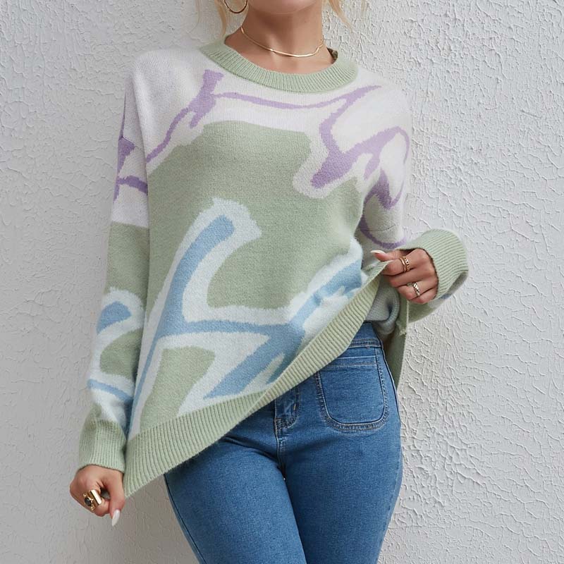 R&B | Pullover mit Farbblock