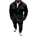 Herren Freizeit-Longejacke mit praktischen Knopftaschen und elastischen Details R&B