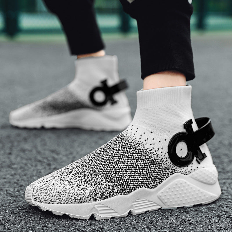 Damen Sockensneaker mit atmungsaktiver Strickoberfläche und rutschfester Sohle R&B