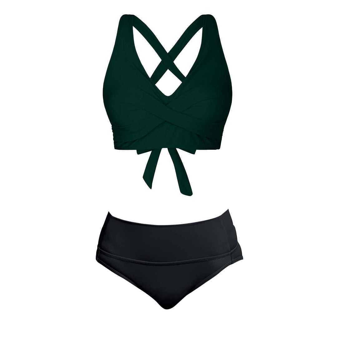 Damen Zweiteiliger Badeanzug mit floralem Design R&B