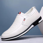 Damen Bequeme Slip-On Leder Sneakers mit modischem Design R&B