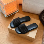 Damen Komfortable Zehentrenner-Sandalen mit modischem Riemendesign und weich gepolsterter Sohle