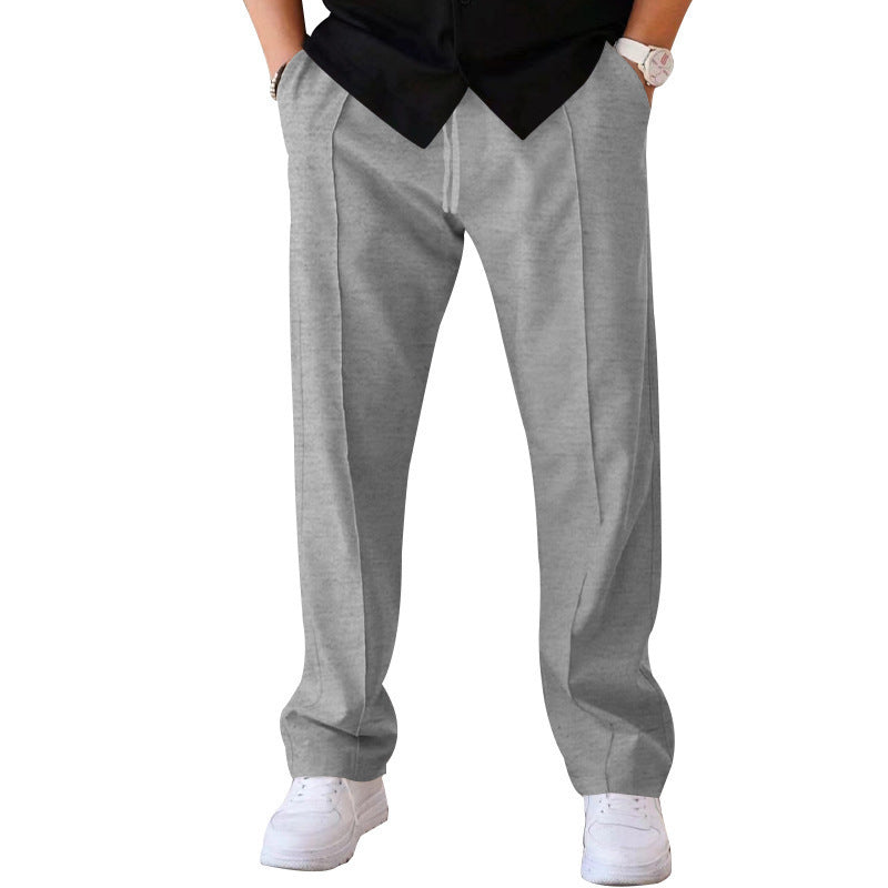 Herren nan Jogginghose in Chino-Optik mit Bügelfalte und Tunnelzug R&B