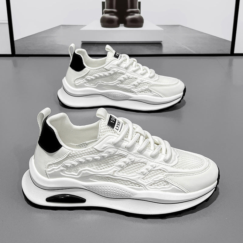 Damen Sportliche Sneakers mit atmungsaktiver Mesh-Konstruktion und stoßdämpfender Sohle R&B