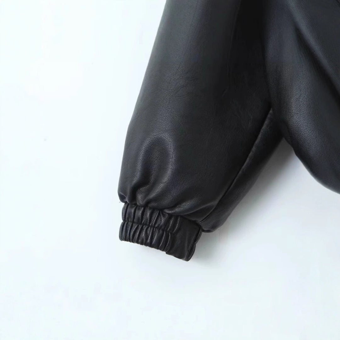 Damen lässige jacke mit elastischem Saum und praktischen Taschen R&B