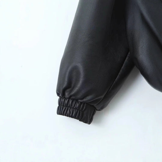 Damen lässige jacke mit elastischem Saum und praktischen Taschen R&B