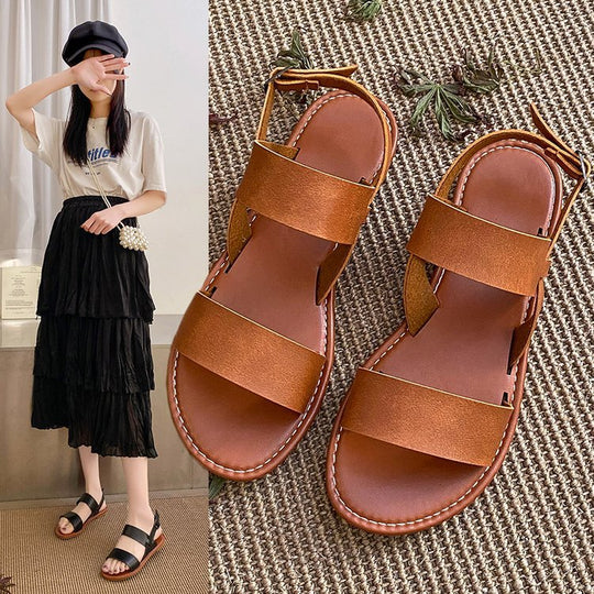 Damen Komfortable Riemchen-Sandalen R&B